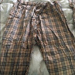 Large Burburry London Classic pajama pants